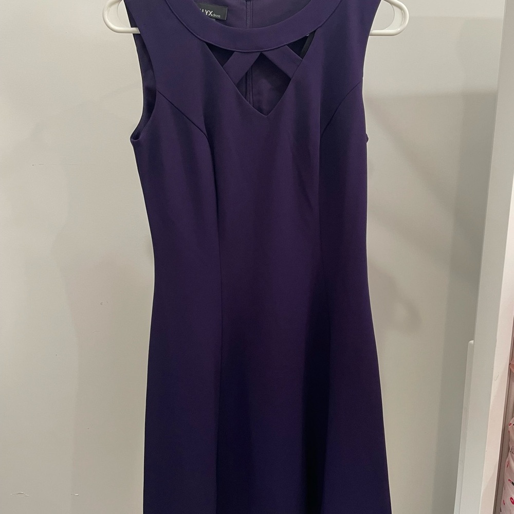 YYZ Purple Sleeveless Dress
